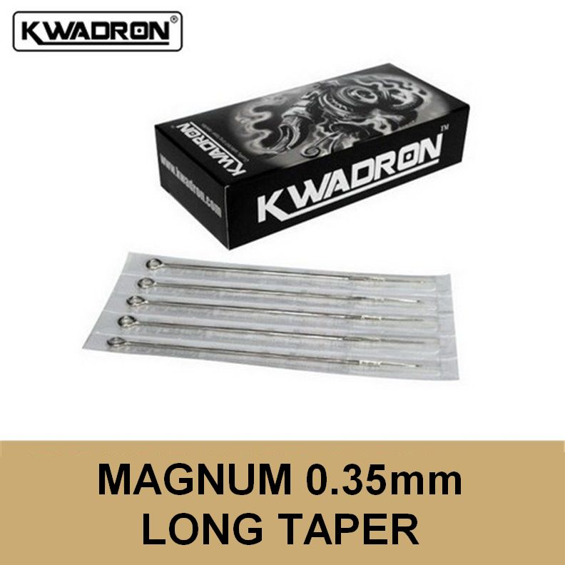 KWADRON Agujas Magnum 0.35mm Long Taper - Juego de 50