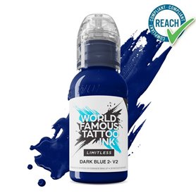 WORLD FAMOUS Tinta Limitless Azul Oscuro 2 30ML