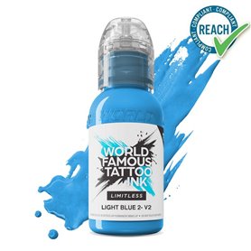 WORLD FAMOUS Tinta Limitless Azul Claro 2 - 30ML