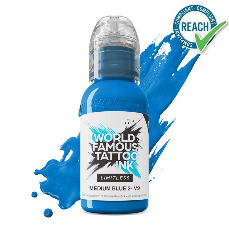 WORLD FAMOUS Tinta Limitless Azul Medio 2 - 30ML