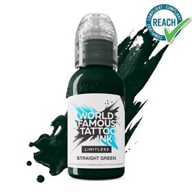 WORLD FAMOUS Tinta Limitless Recta Verde - 30ML