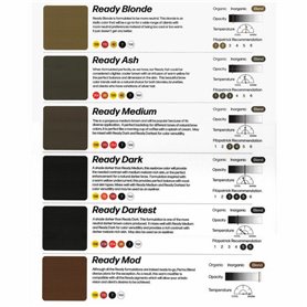 PERMA BLEND Carta de colores de tinta LUXE Ready Set Go - Pre Modificada