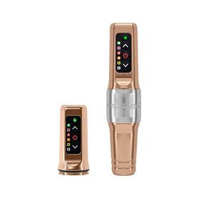 Máquina MICROBEAU Flux Mini Champagne Gold con 2 pilas