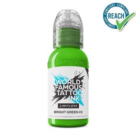 WORLD FAMOUS Tinta Limitless Verde Brillante V2 30ML