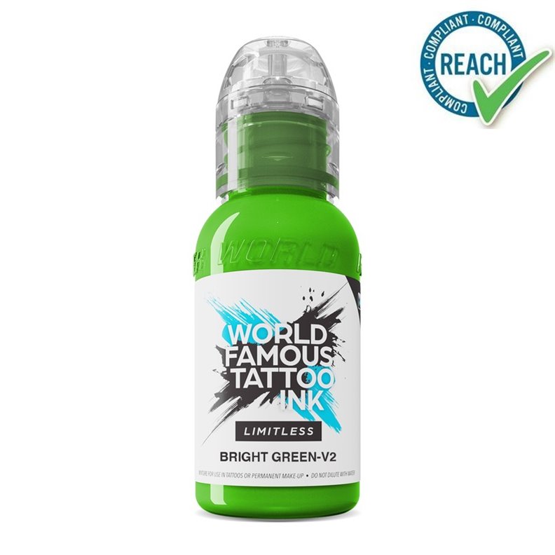 WORLD FAMOUS Tinta Limitless Verde Brillante V2 30ML