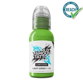 WORLD FAMOUS Tinta Limitless Verde Claro 1 V2 - 30ML