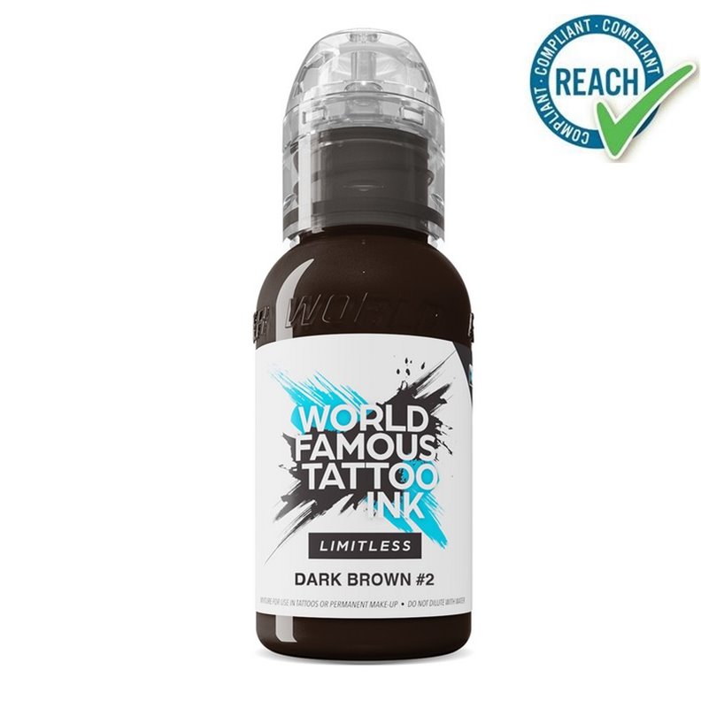 WORLD FAMOUS Tinta Limitless Marrón Oscuro 2 - 30ML WORLD FAMOUS Tinta Limitless Marrón Oscuro 2 - 30ML