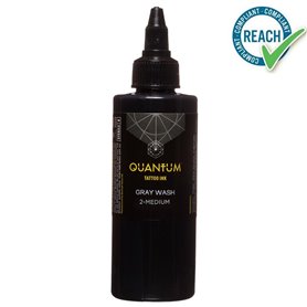 QUANTUM Tinta de Tatuaje Graywash Medium 2 120ml