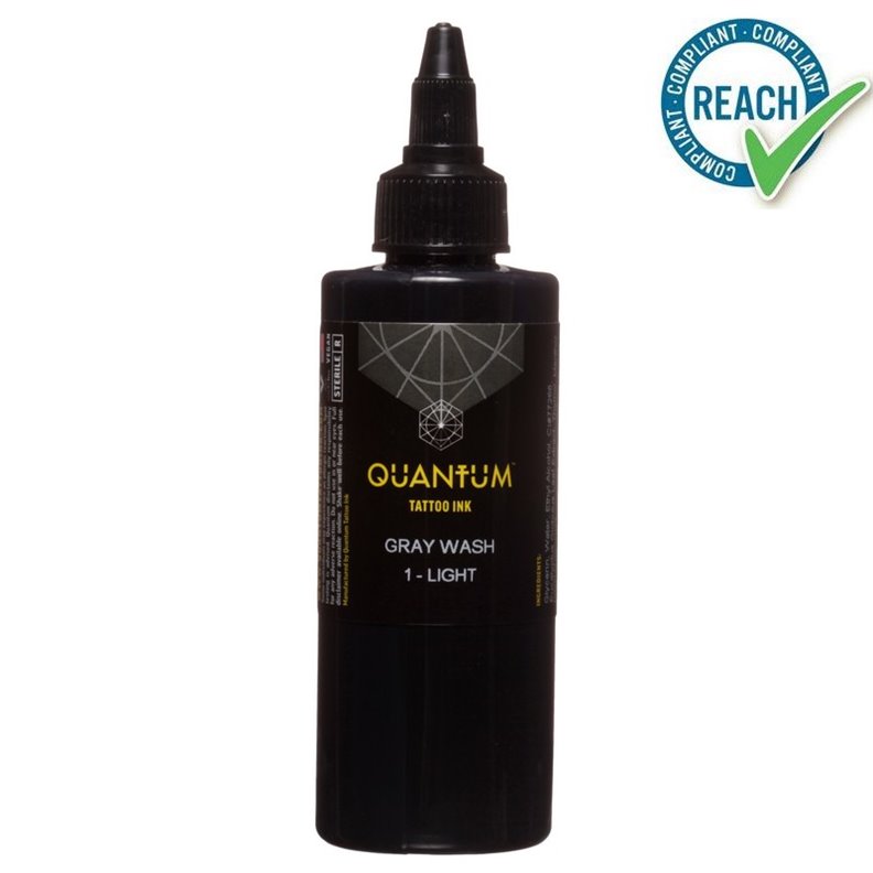 QUANTUM Tinta de Tatuaje Graywash Light 1 120ml