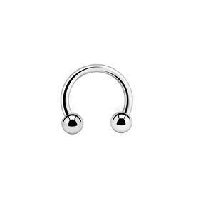 Piercing circular Barbells de titanio