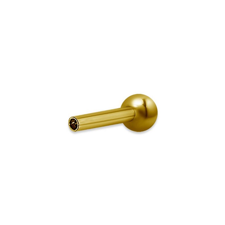 Barra Piercing para Micro Barbells - Oro 24K 316L