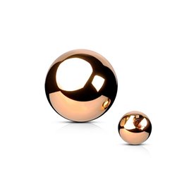 Bola de piercing enroscable Oro rosa 316L