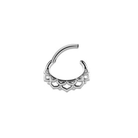 Joyería piercing Anillo con bisagra de clip